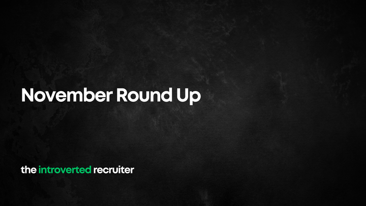 November Round Up